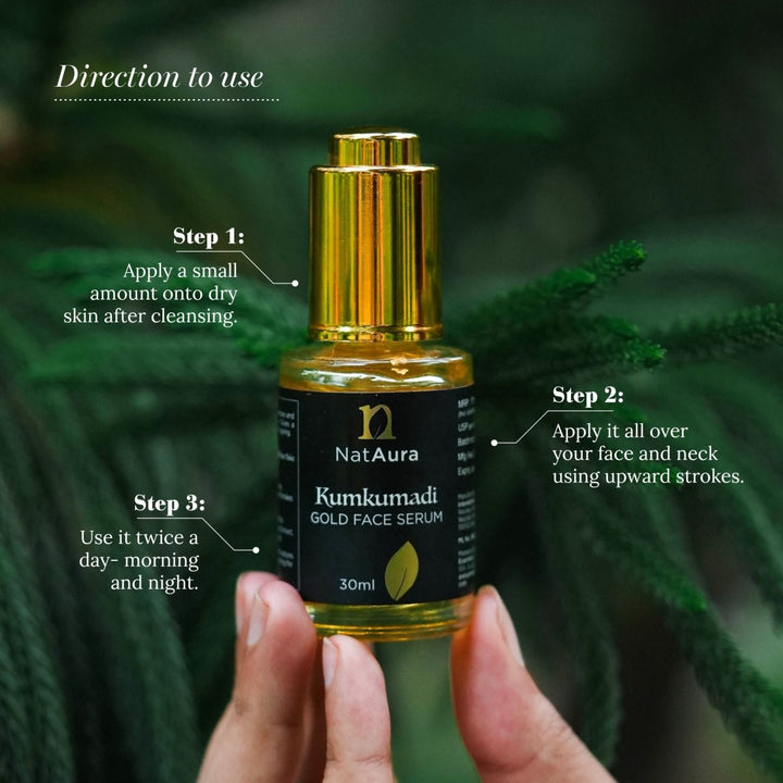 Kumkumadi Gold Face Serum - NatAura